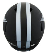 Cowboys Jimmy Johnson "HBTC" Signed Eclipse F/S Speed Rep Helmet W/ Case BAS Wit