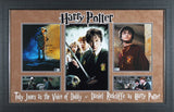 Daniel Radcliffe & Toby Jones Harry Potter Signed 8x10 Photo Framed Display BAS