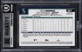 Mariners Julio Rodriguez Signed 2025 Topps Chrome Refractors #261 Card BAS Slab