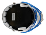 Lions Aidan Hutchinson Signed 2024 Full Size Speed Rep Helmet W/ Case BAS Wit