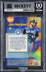 Mariners Julio Rodriguez 2026 Topps TOTG #TOG20 Card Autographed BAS Slabbed
