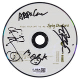 Spin Doctors (4) Barron, Schenkman, White & Comess Signed CD Booklet JSA