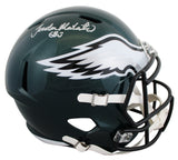 Eagles Jordan Mailata Signed Full Size Speed Rep Helmet W/ Case BAS Witnessed