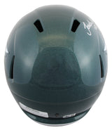 Eagles Jordan Mailata Signed Full Size Speed Rep Helmet W/ Case BAS Witnessed