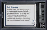 Chevy Chase & Dana Wheeler-Nicholson Fletch Signed Trading Card Auto 10 BAS Slab