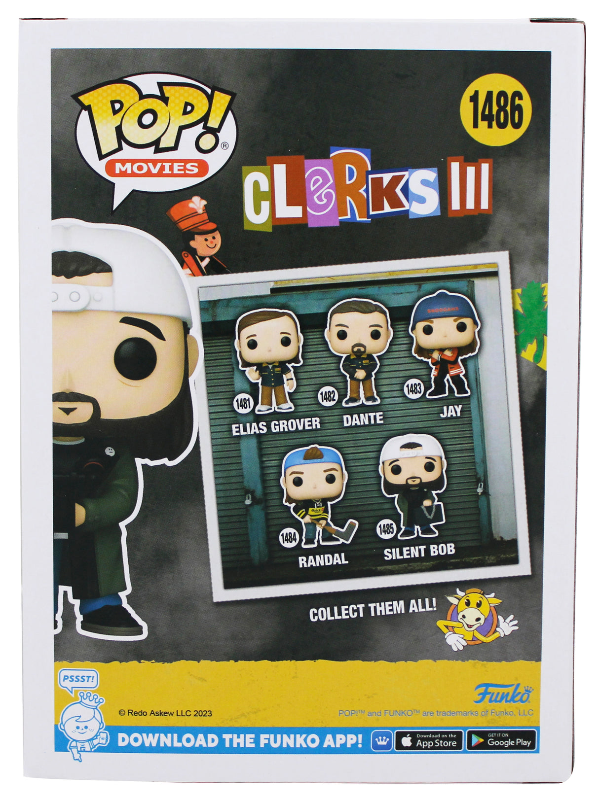 Kevin Smith Clerks III Authentic Signed #1486 Funko Pop Vinyl Figure BAS 2