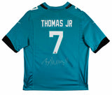 Jaguars Brian Thomas Jr. Authentic Signed Teal Nike Game Jersey Fanatics
