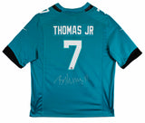 Jaguars Brian Thomas Jr. Authentic Signed Teal Nike Game Jersey Fanatics