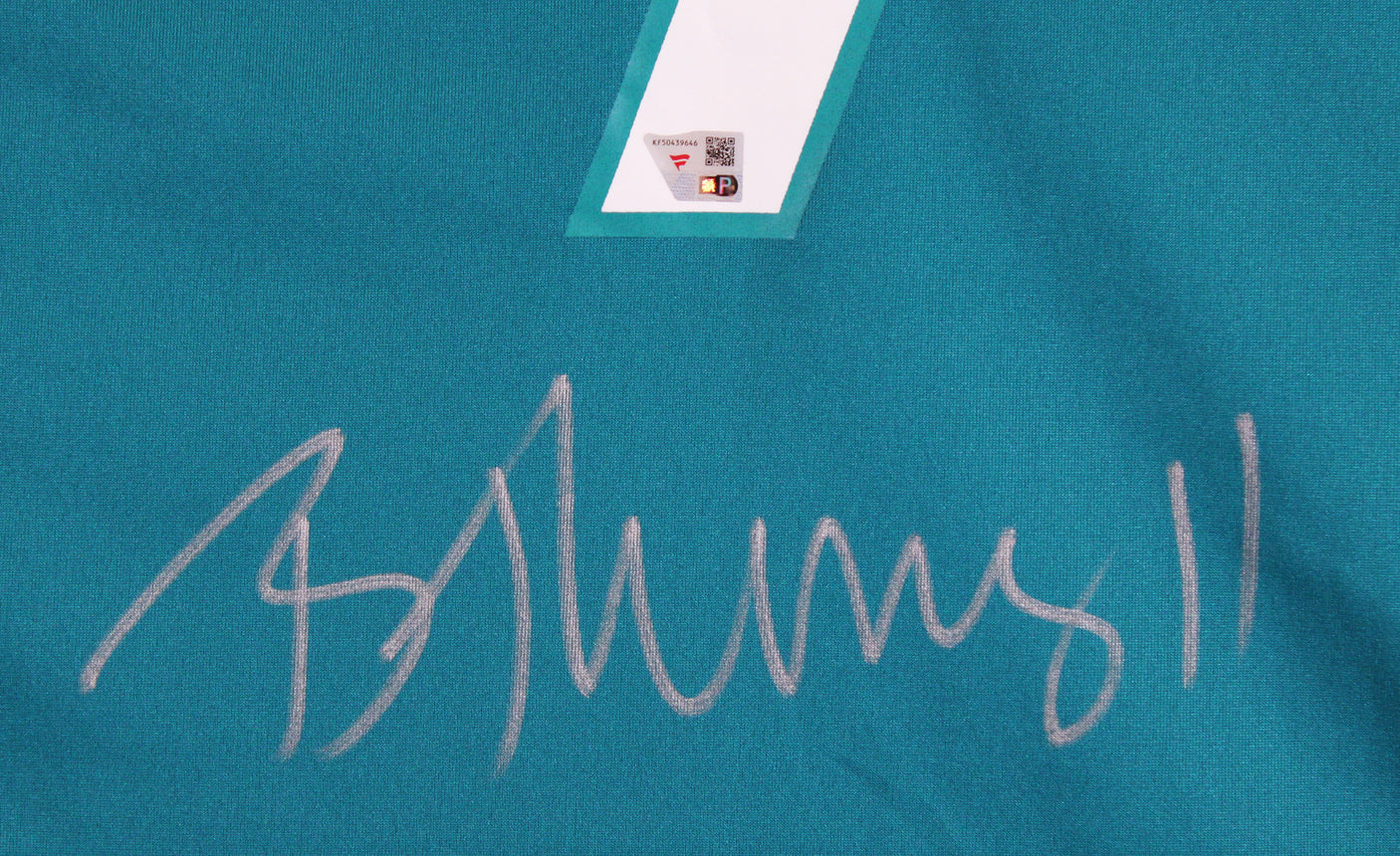 Jaguars Brian Thomas Jr. Authentic Signed Teal Nike Game Jersey Fanatics
