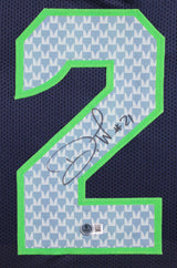 Devon Witherspoon Authentic Signed Navy Pro Style Framed Jersey BAS Witnessed