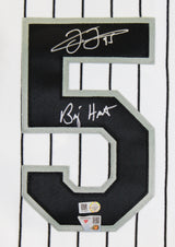 Frank Thomas "Big Hurt" Signed White Pinstripe M&N Authentic Jersey FAN & MLB