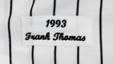 Frank Thomas "Big Hurt" Signed White Pinstripe M&N Authentic Jersey FAN & MLB