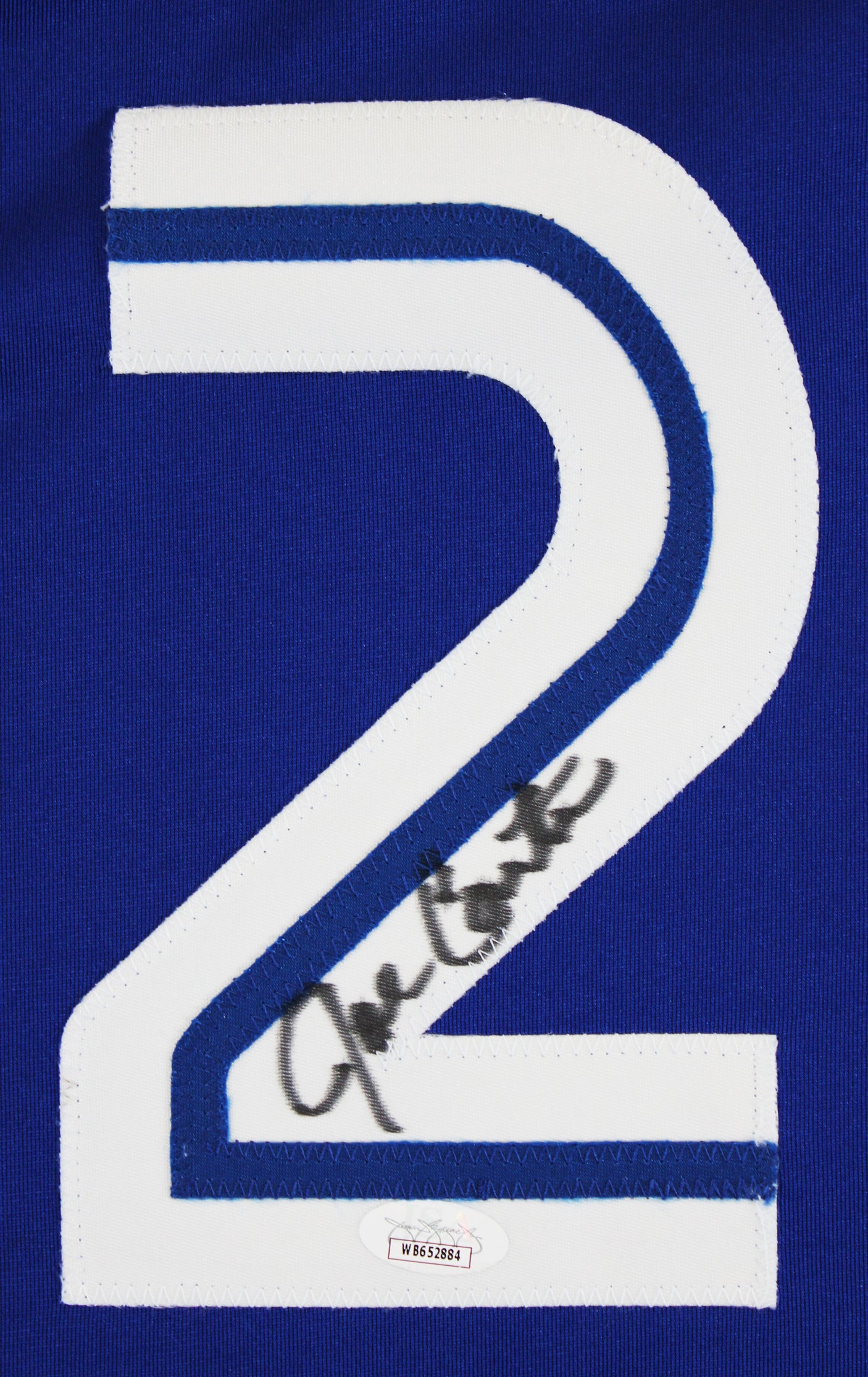 Joe Carter Authentic Signed Blue Pro Style Jersey Autographed JSA