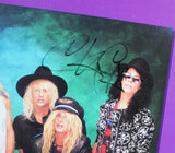 Poison (4) Michaels, DeVille, Dall & Rocket Signed Album w/ Vinyl JSA #CL51539