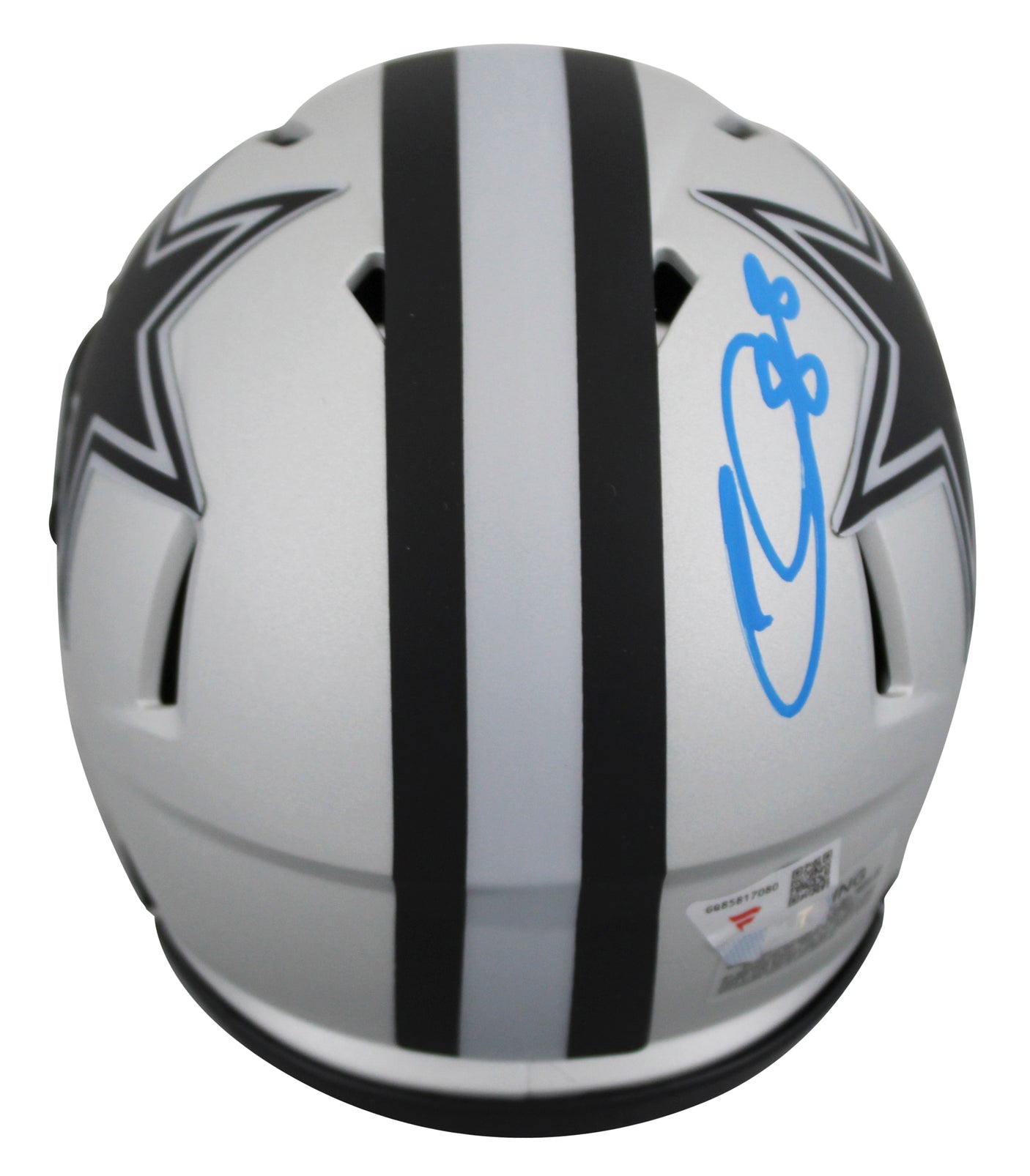 Cowboys CeeDee Lamb Authentic Signed Rave Speed Mini Helmet W/ Case Fanatics