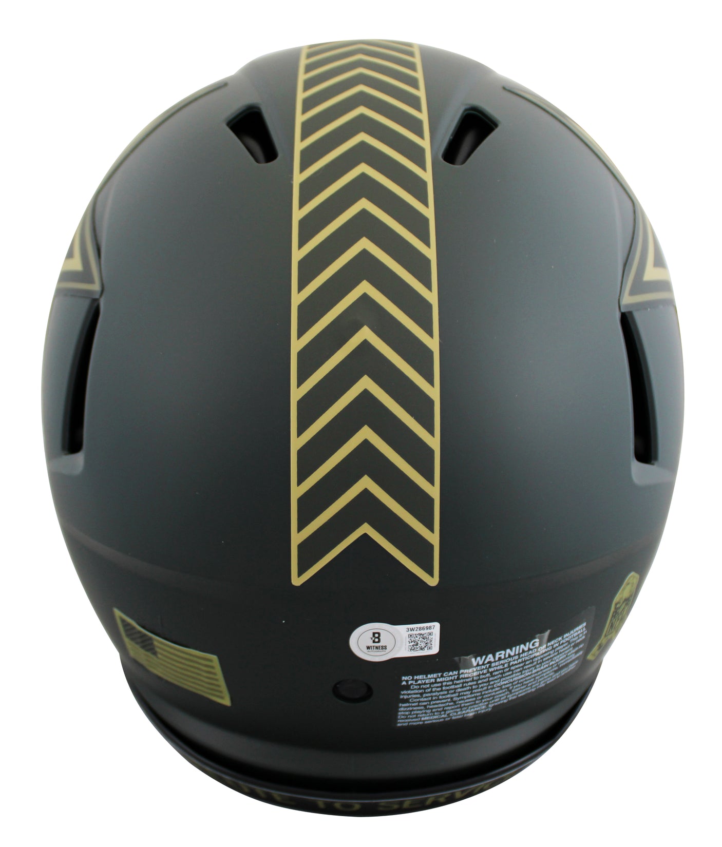 Roger Staubach "Capt America" Signed STS IV F/S Speed Proline Helmet W/ Case BAS