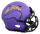 Vikings Jared Allen Signed Rave Speed Mini Helmet W/ Case BAS Witnessed