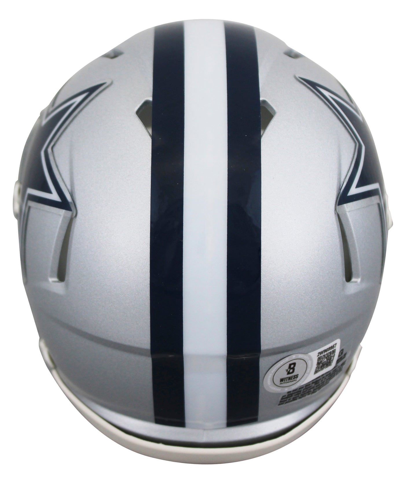 Cowboys Danny White "SB XII Champs" Signed Speed Mini Helmet BAS Witnessed