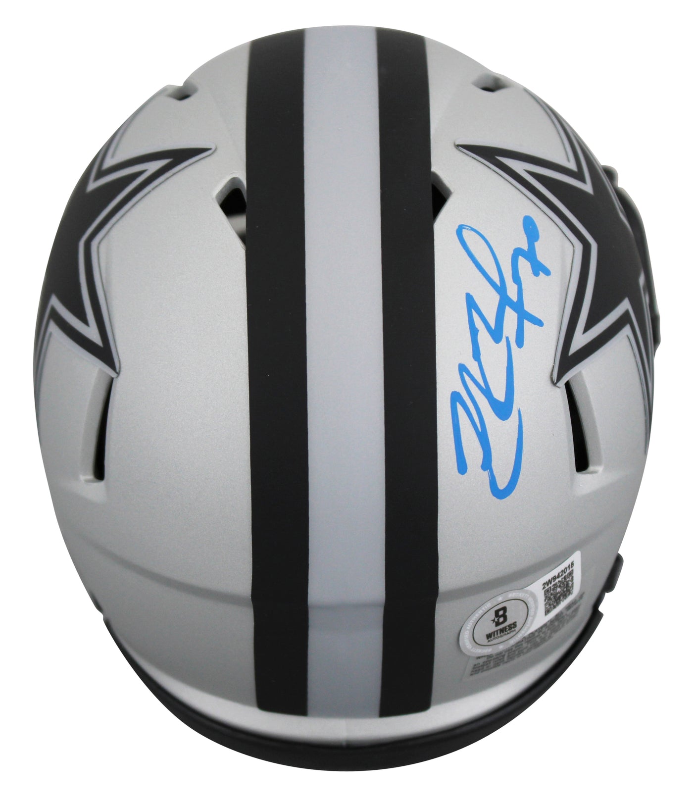 Cowboys Zack Martin Authentic Signed Rave Speed Mini Helmet W/ Case BAS Witness