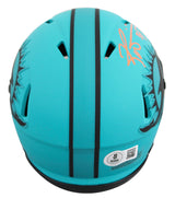 Dolphins Ricky Williams Signed Rave Speed Mini Helmet W/ Case BAS Witnessed