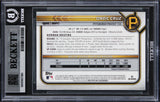 Pirates Oneil Cruz Signed 2022 Bowman Chrome #45 Rookie Card Auto 10! BAS Slab