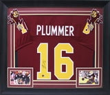 ASU Jake Plummer Signed Maroon Pro Style Framed Jersey Signed on #1 BAS