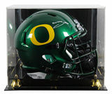 Oregon Bucky Irving Signed Full Size Speed Rep Helmet W/ Case BAS Witnessed