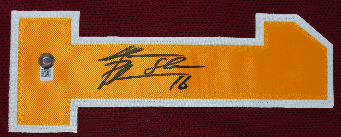 ASU Jake Plummer Signed Maroon Pro Style Framed Jersey Signed on #1 BAS Witness