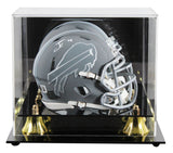 Bills James Cook Authentic Signed Slate Speed Mini Helmet W/ Case BAS Witnessed