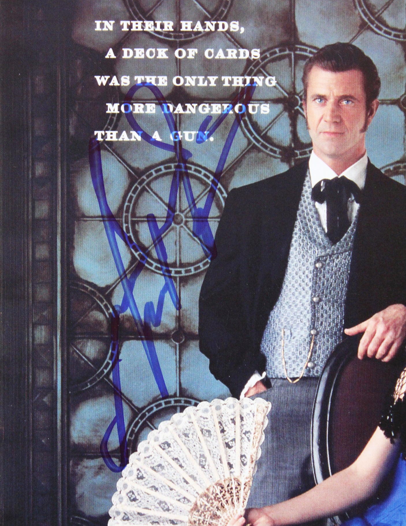 Mel Gibson Maverick Authentic Signed 11x17 Mini Movie Poster Photo BAS