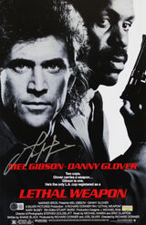 Mel Gibson Lethal Weapon Authentic Signed 11x17 Mini Movie Poster Photo BAS