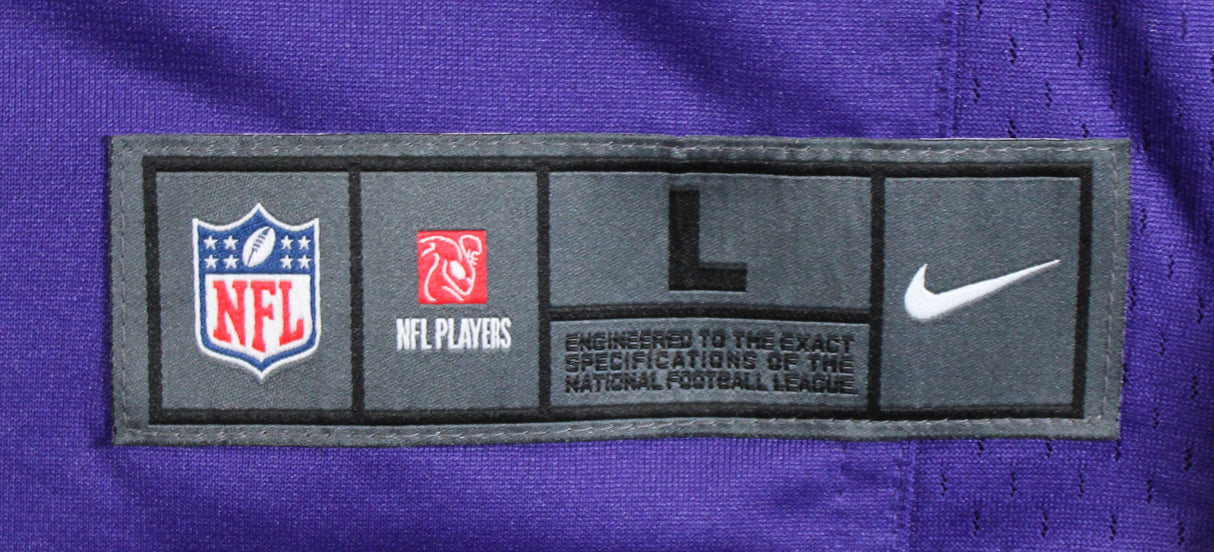 Vikings Jared Allen "6x Insc" Signed Purple Nike Limited Jersey BAS Witnessed