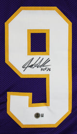 Jared Allen "HOF 25" Authentic Signed Purple Pro Style Jersey BAS Witnessed