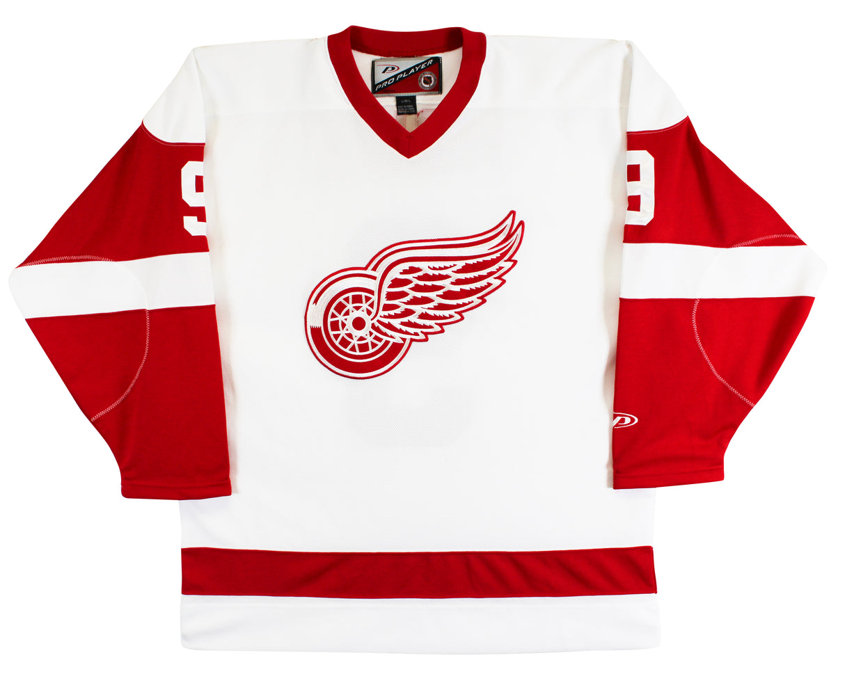 Red Wings Gordie Howe "2x Insc" Signed White Pro Player Jersey PSA/DNA #S32467