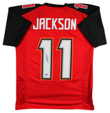 DeSean Jackson Authentic Signed Red Pro Style Jersey Autographed BAS Witnessed