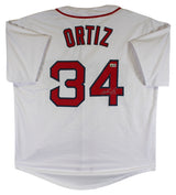 David Ortiz Authentic Signed White Pro Style Jersey Autographed BAS Witnessed
