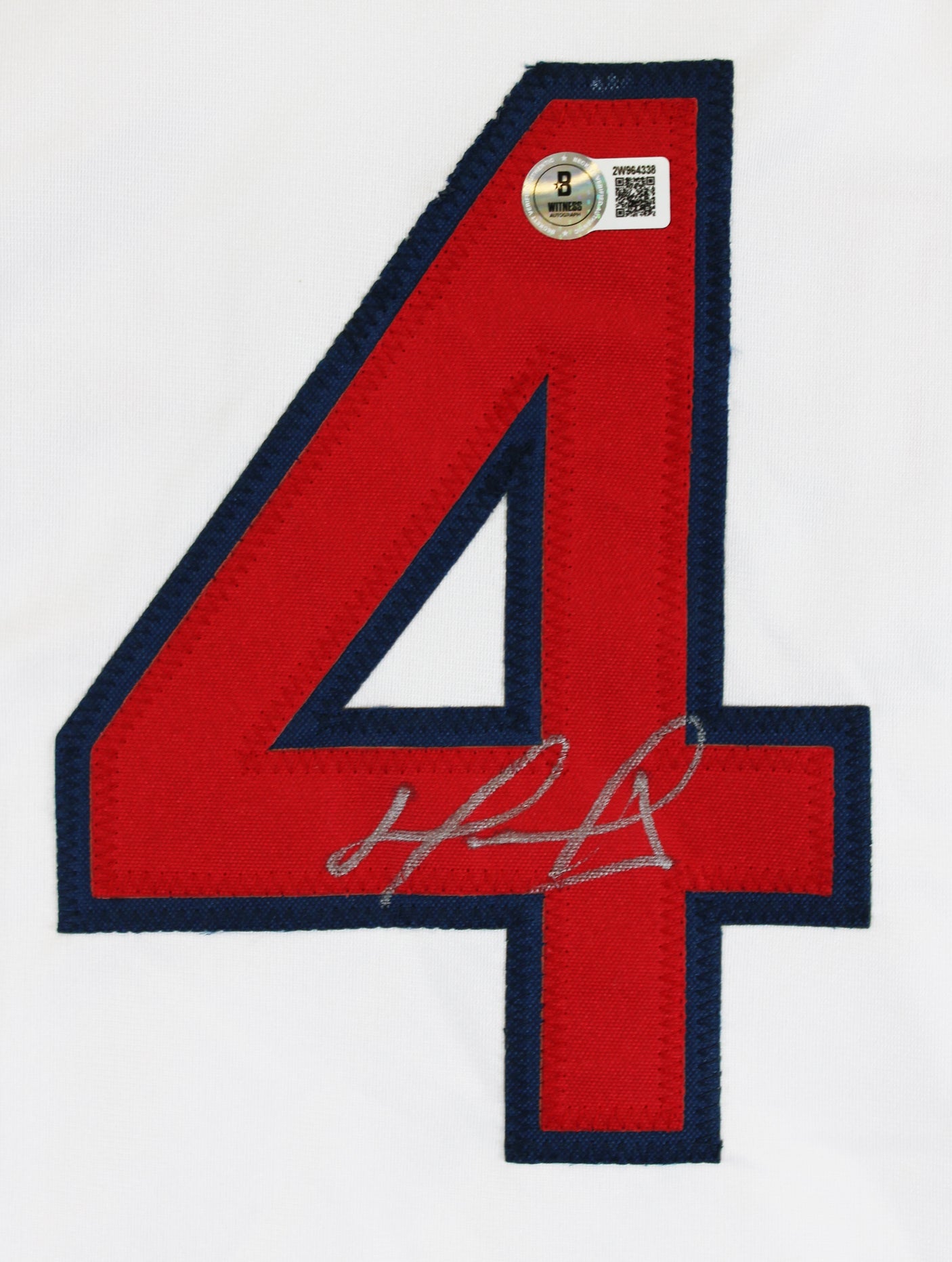 David Ortiz Authentic Signed White Pro Style Framed Jersey BAS Witnessed