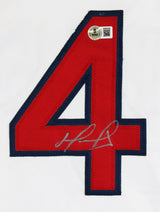 David Ortiz Authentic Signed White Pro Style Framed Jersey BAS Witnessed