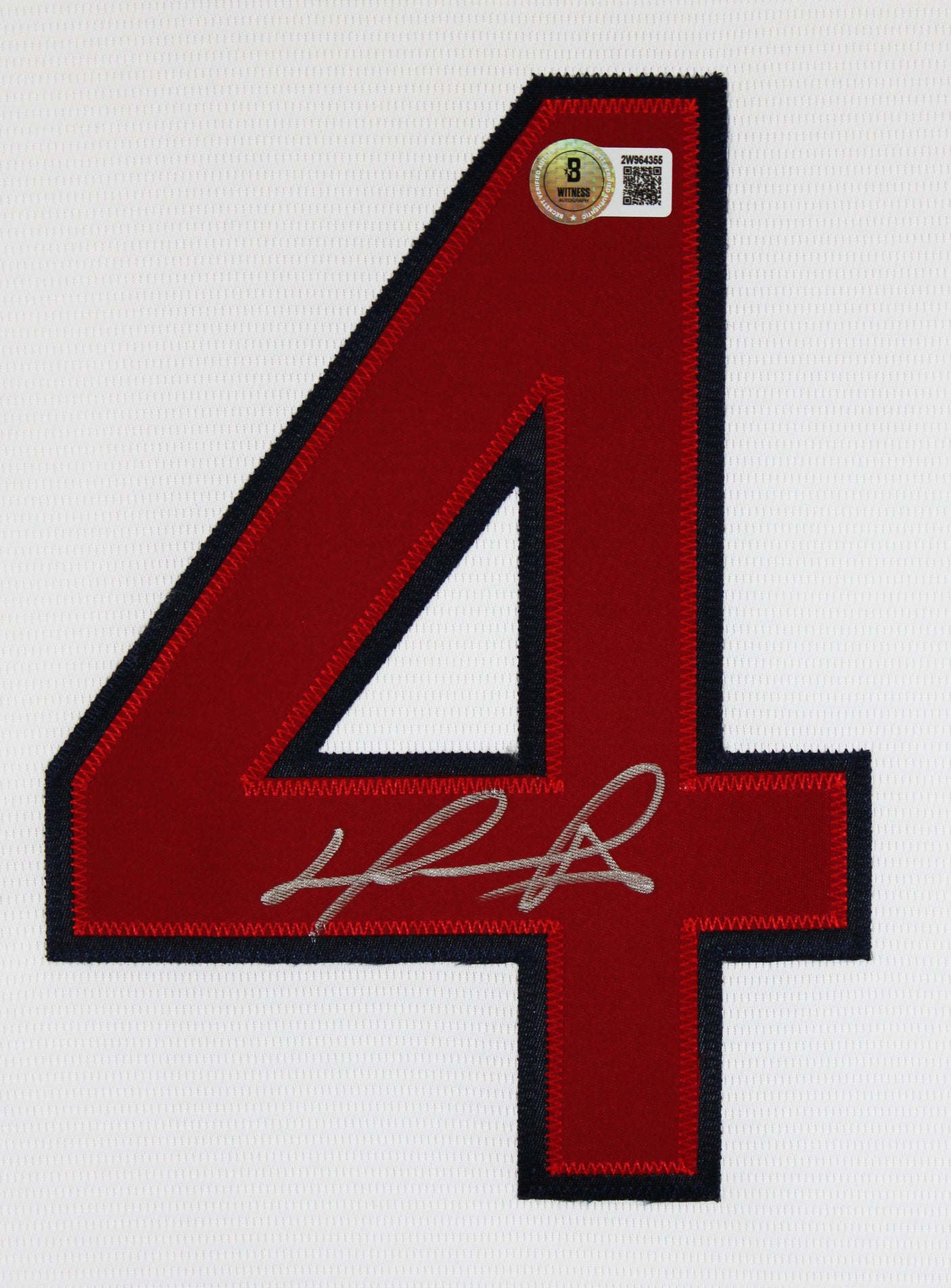 Red Sox David Ortiz Authentic Signed White Nike Jersey Autographed BAS Witnessed