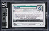 Mariners Julio Rodriguez Signed 2020 Bowman Draft #BD188 Card Auto 10! BAS Slab