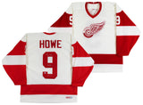 Red Wings Gordie Howe "Mr. Hockey, HOF 1972" Signed White CCM Jersey PSA #Q41382