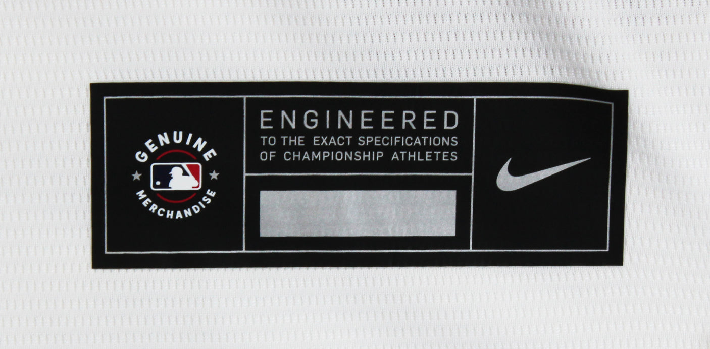 Red Sox David Ortiz Authentic Signed White Nike Jersey Autographed BAS Witnessed