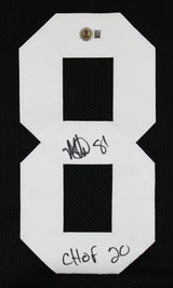 Colorado Michael Westbrook "CHOF 20" Signed Black Pro Style Jersey BAS Witnessed