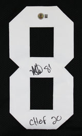 Colorado Michael Westbrook "CHOF 20" Signed Black Pro Style Jersey BAS Witnessed