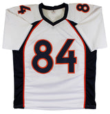 Shannon Sharpe Authentic Signed White Pro Style Jersey BAS Witnessed