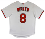 Orioles Cal Ripken Jr. "HOF 07, 1982 ROY" Signed White Nike Jersey Fanatics