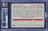 Mariners Julio Rodriguez Signed 2023 Topps Archives #94 Card Auto 10! BAS Slab