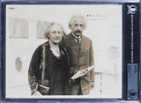 Albert Einstein "Pasadena 1931" Authentic Signed 8x10 Photo BAS Slabbed