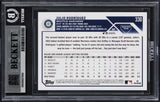Mariners Julio Rodriguez Signed 2023 Topps #330 Card Auto Grade 10! BAS Slabbed