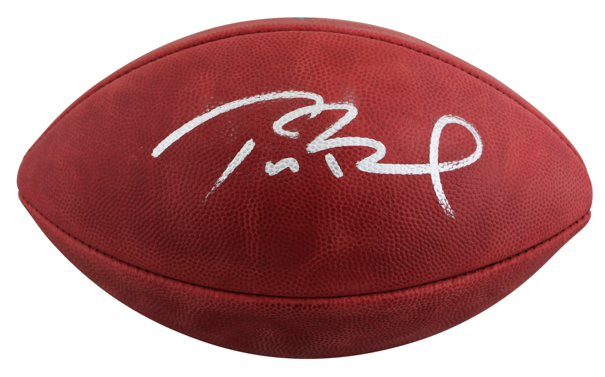 Patriots Tom Brady Signed Wilson "The Duke" Nfl Football Tri Star #7802265